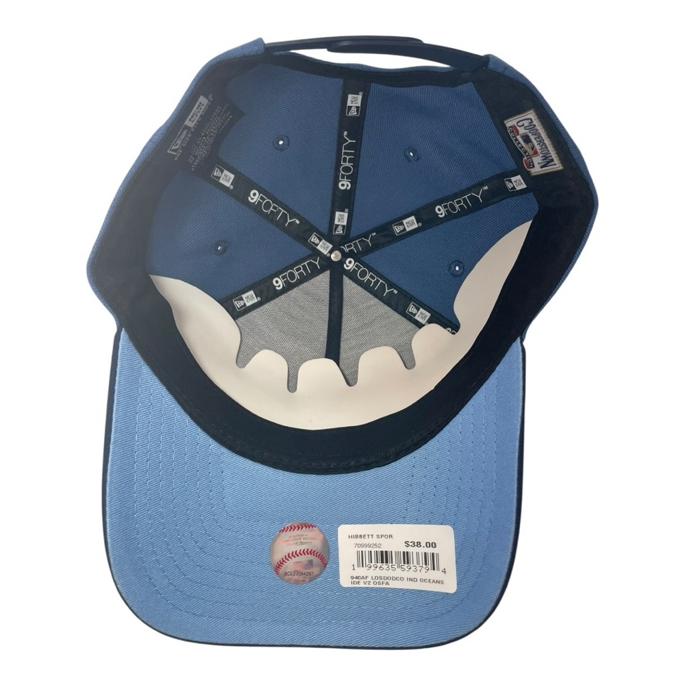 New Era LA Dodgers Exclusive 9FORTY A-Frame Snapback Hat Cap Blue One Size NWT - Picture 5 of 5